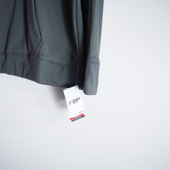 F2P | GREY ATHLETIC HOODIE - Picture 3 of 4